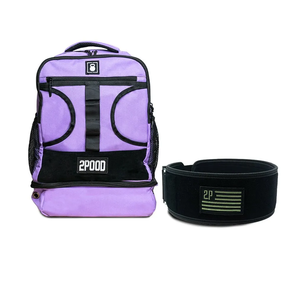 4" Green Velcro Patch Belt & Backpack 3.0 Bundle