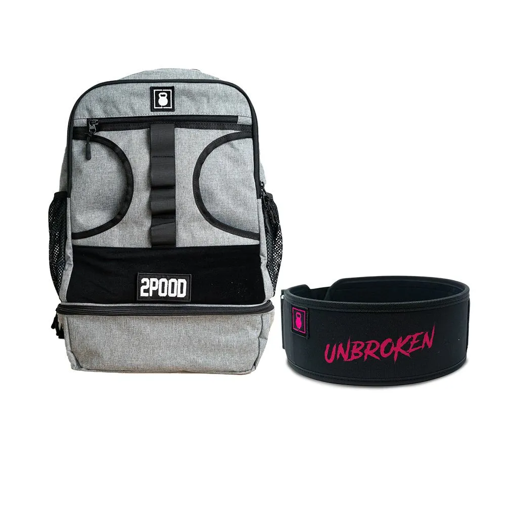 4" Unbroken by Colten Mertens Belt & Backpack 3.0 Bundle