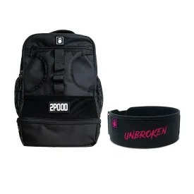 4" Unbroken by Colten Mertens Belt & Backpack 3.0 Bundle