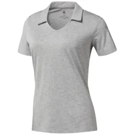 adidas Golf Women's Medium Grey Heather Cotton Hand Polo