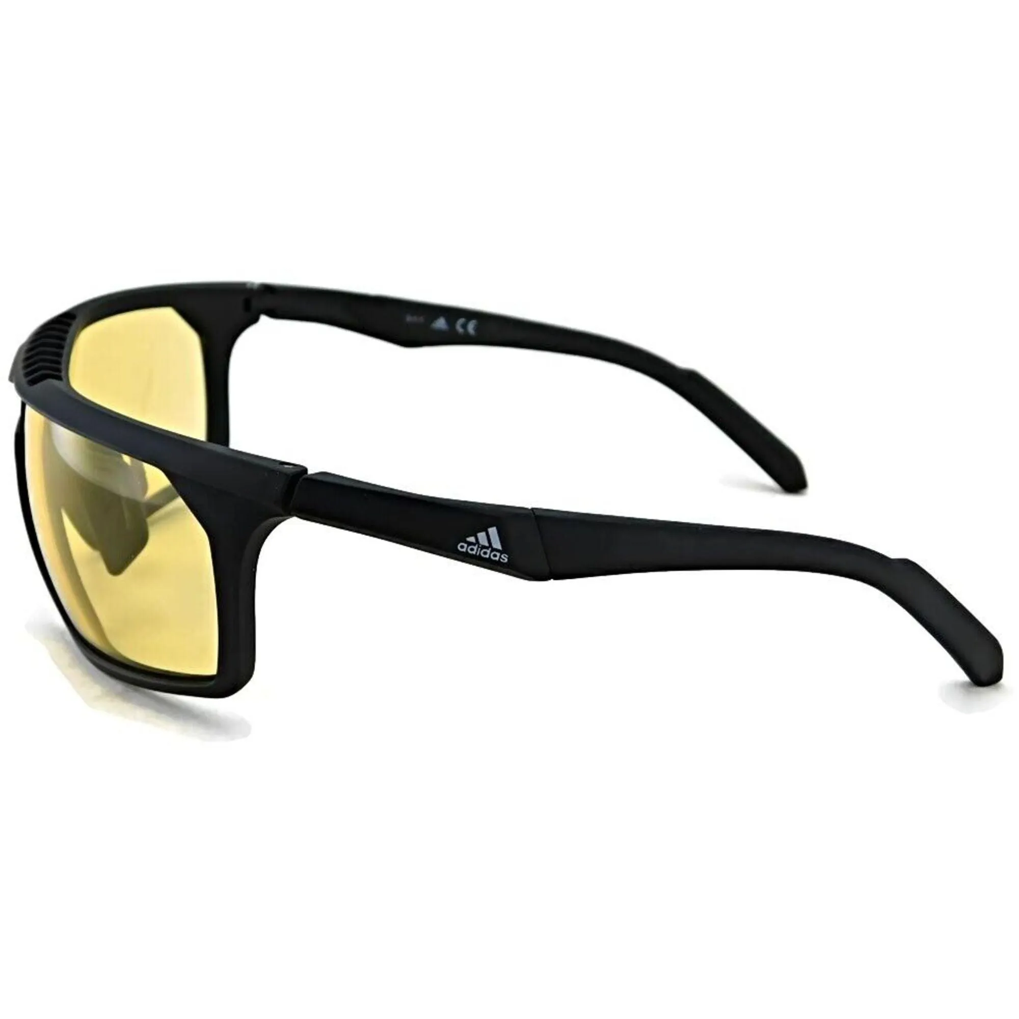 Adidas Men's Sunglasses - Matte Black Full Rim Frame Brown Lens | ADIDAS SP0030 02E