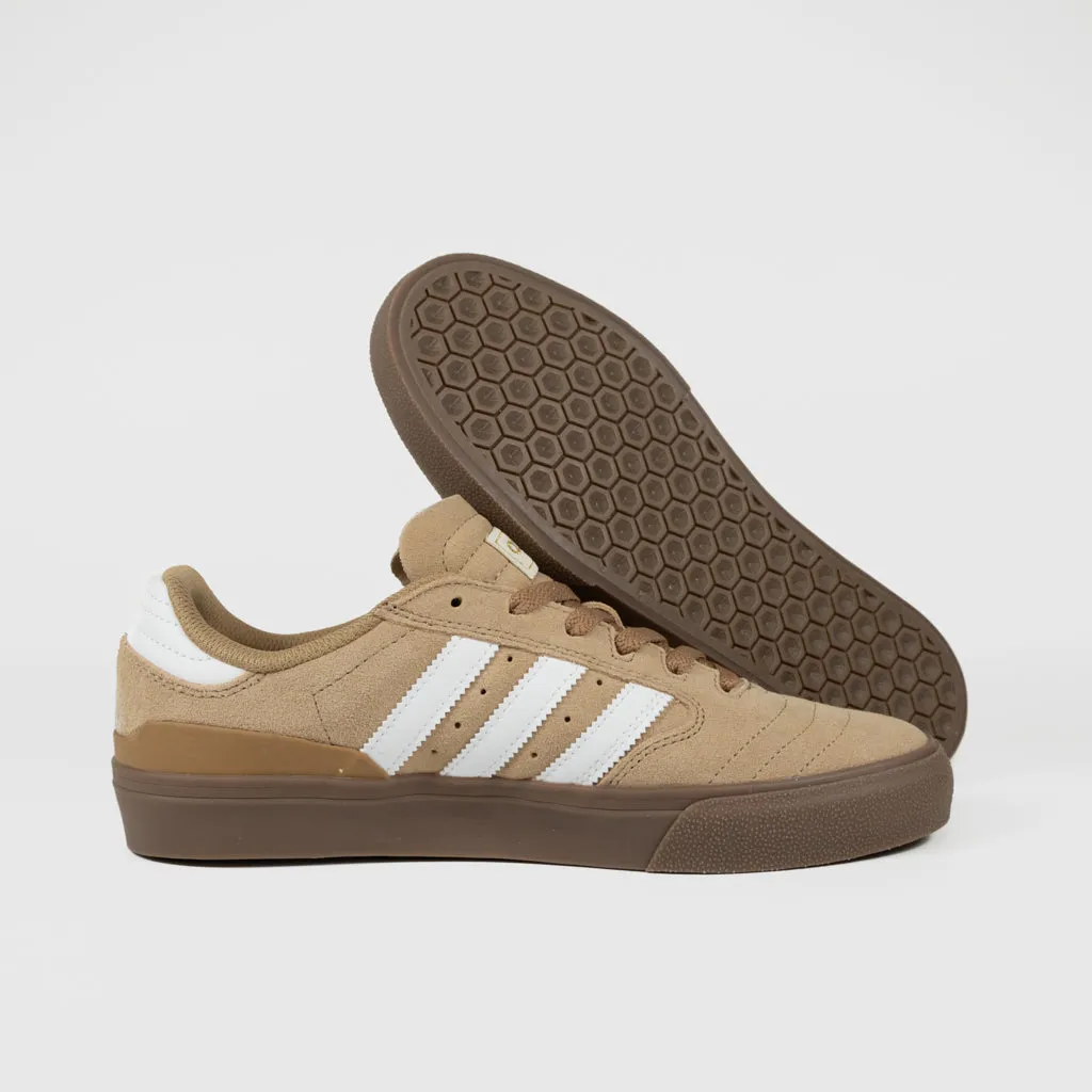 Adidas Skateboarding - Busenitz Vulc 2 Shoes - Cardboard / Chalk White / Gold Metallic