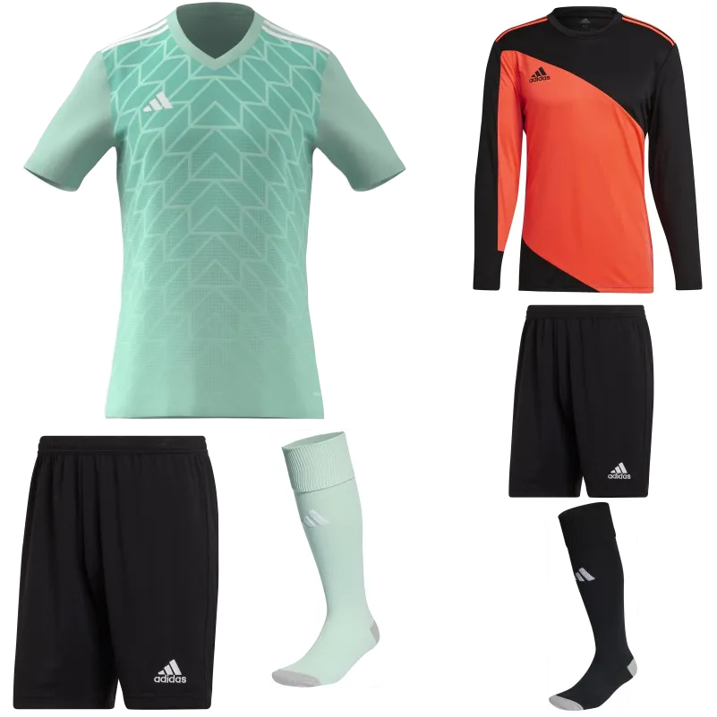 ADIDAS TEAM ICON 23 SS KIT BUNDLE CLEAR MINT