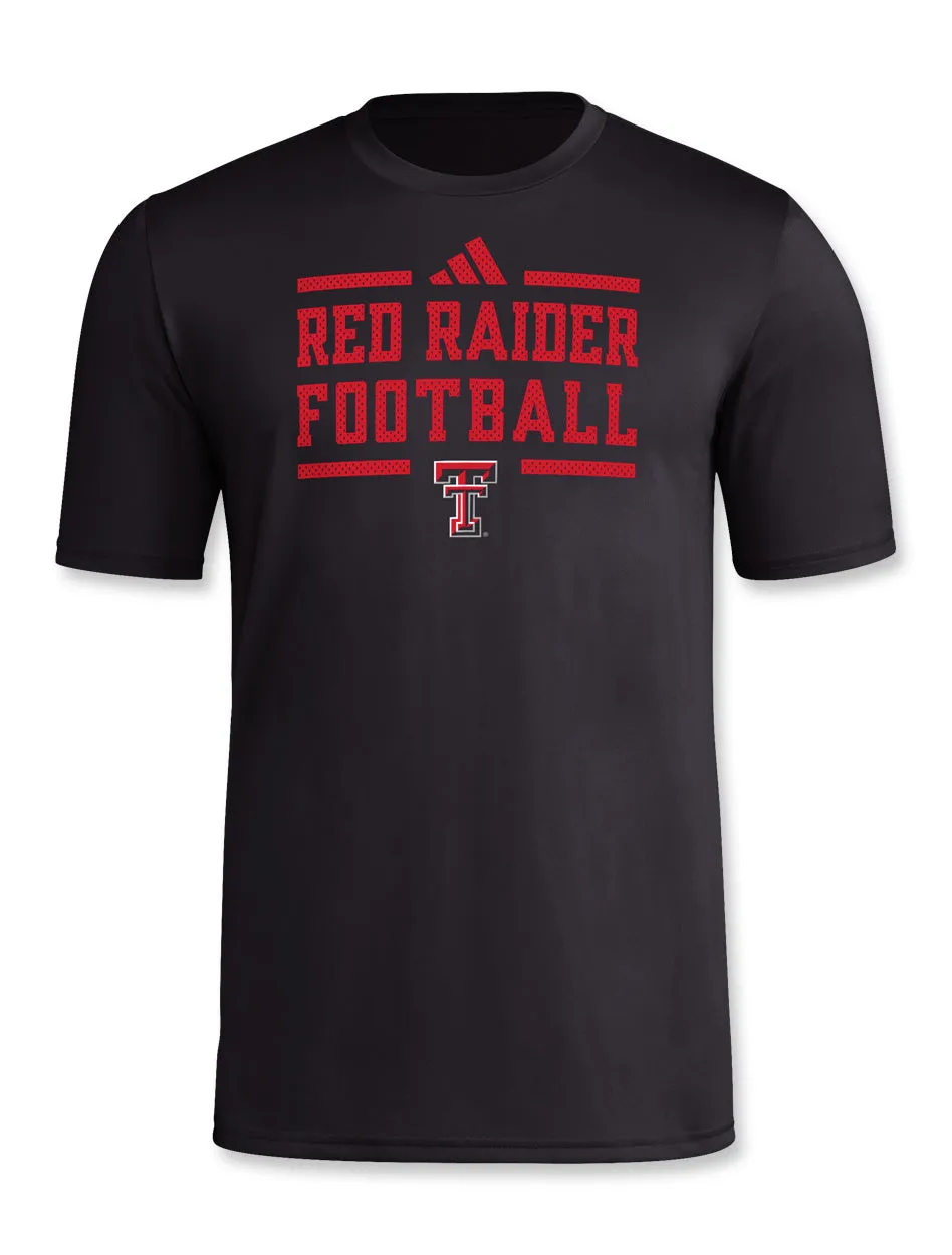 Adidas Texas Tech "Locker Practice Football" 2024 T-Shirt