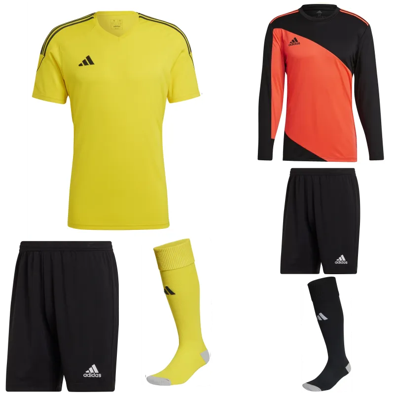 ADIDAS TIRO 23 SS KIT BUNDLE TEAM YELLOW/BLACK