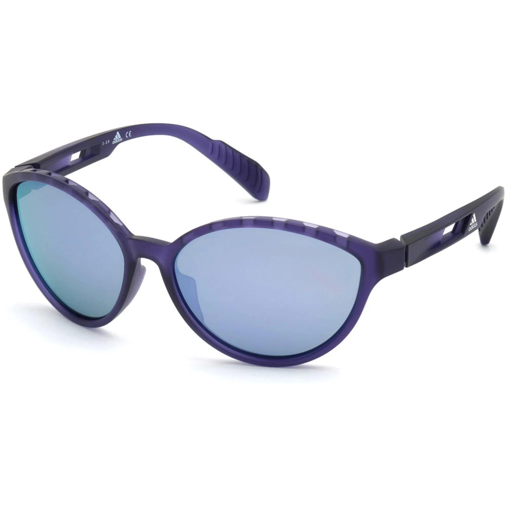 Adidas Women's Sunglasses - Matte Violet Plastic Cat Eye Frame | ADIDAS SP0012 82D