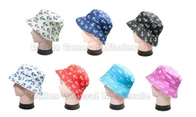 Adults Anchor Bucket Hats Wholesale