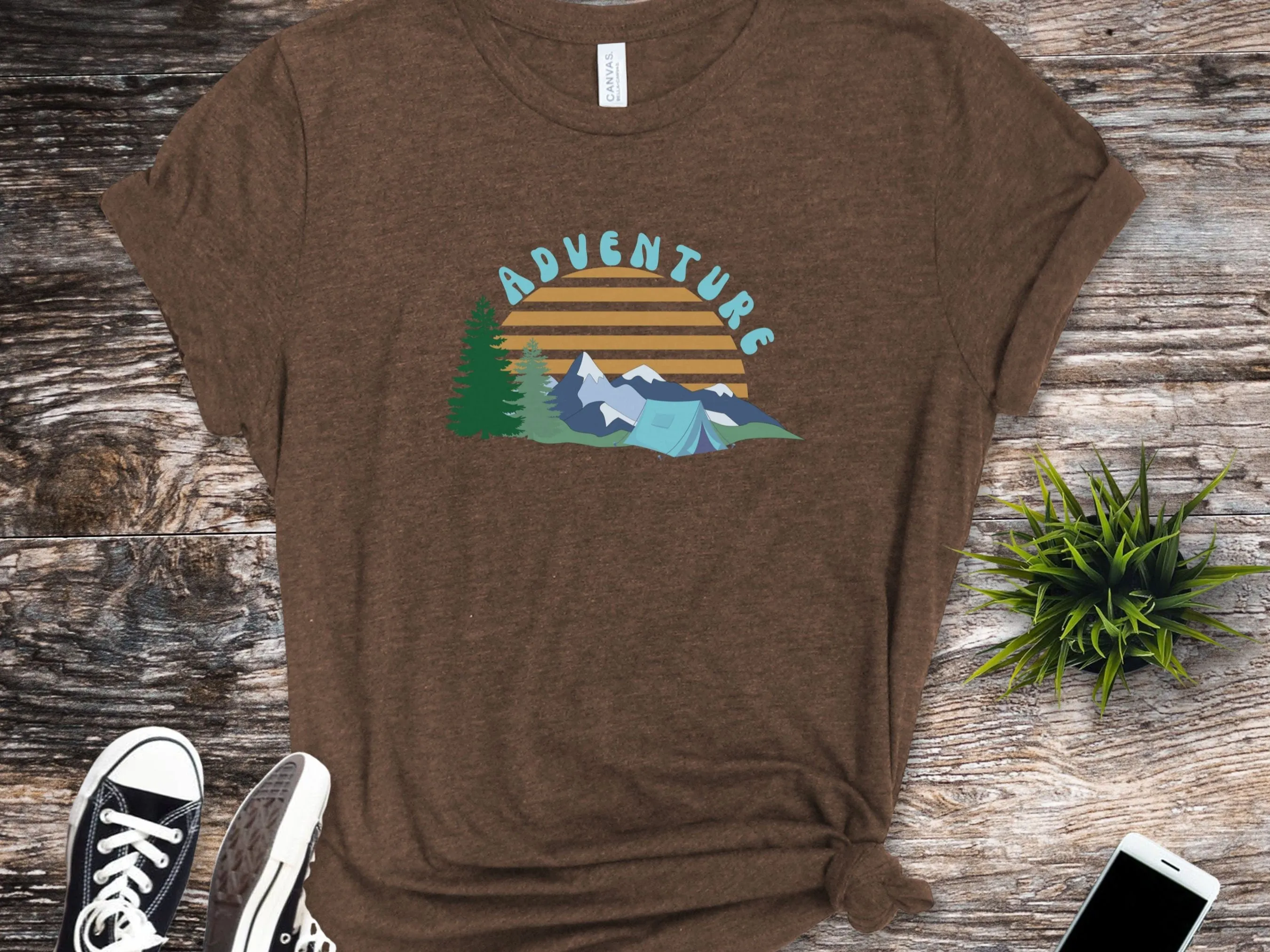 Adventure Awaits Shirt, Wanderlust Explore, Highway shirts, Adventure Shirts, Camping Shirts, Travel Shirts, Retro Shirts, Shirts for gift