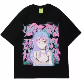 Anime Girl Illusion T-Shirt