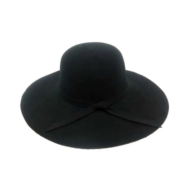 Autumn Winter Summer Fashion Fedoras Vintage Pure Women'S Beach Sun Hat Female Waves Large Brim Sunbonnet Lady