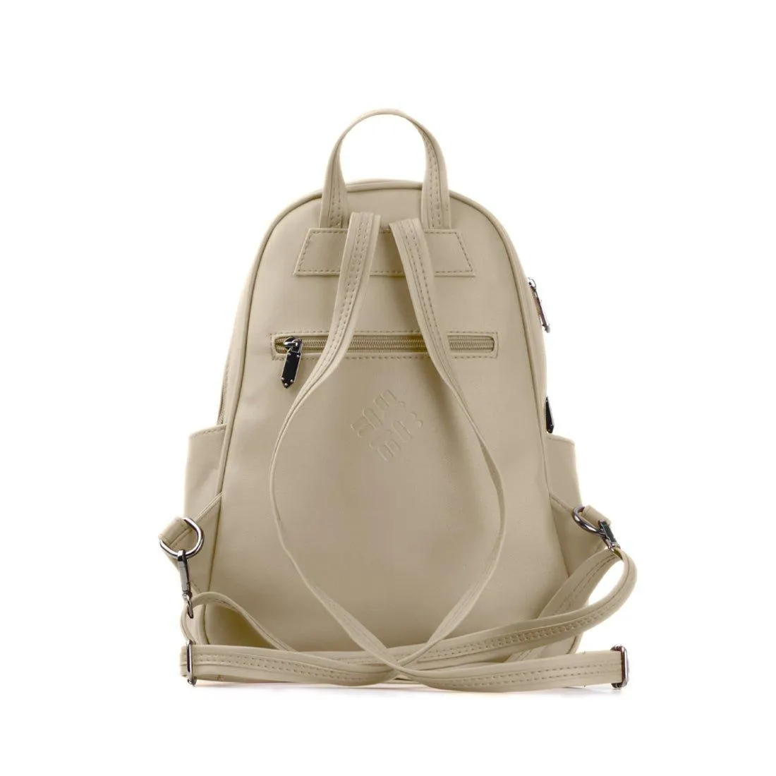 Beige Vivid Backpack Mandala Style