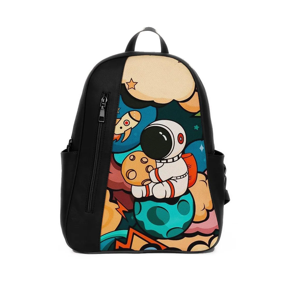 Black Mixed Backpack Astronaut Cookies