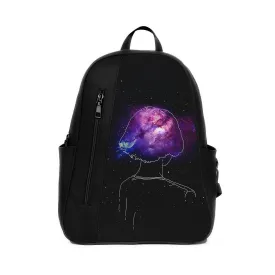 Black Mixed Backpack Lonely