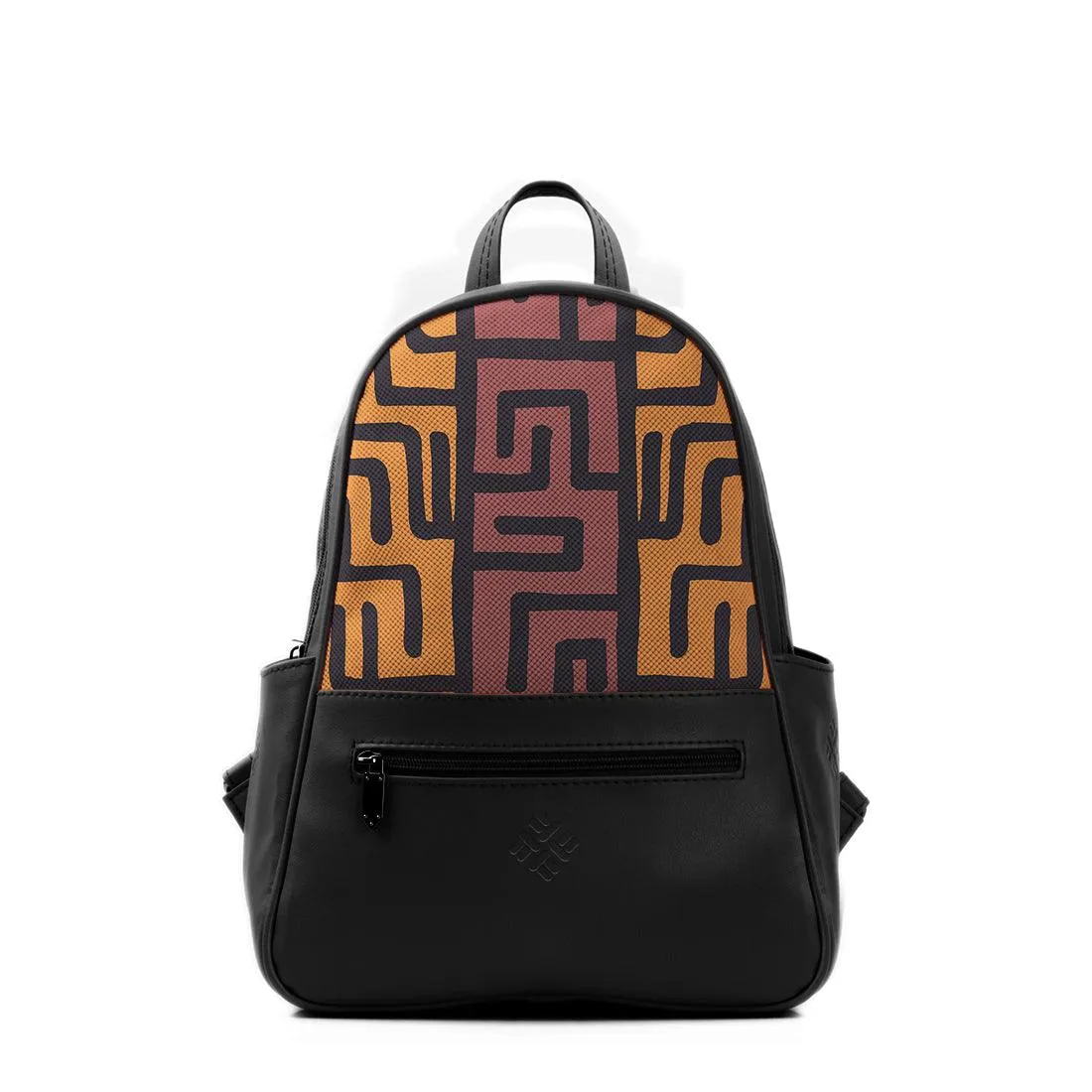 Black Vivid Backpack African Tribal