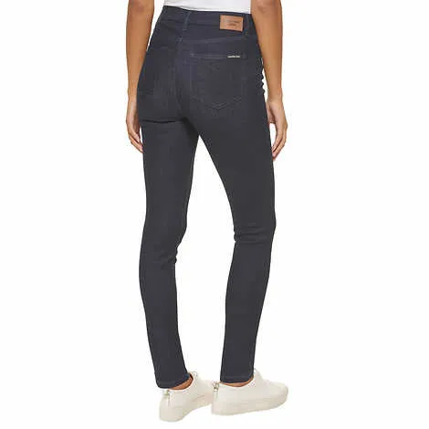 Calvin Klein Jeans Ladies' High Rise Jeans, Dark Blue