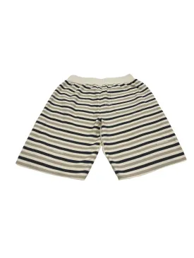 CHAMPION Mens Beige Striped Classic Fit Lounge Shorts