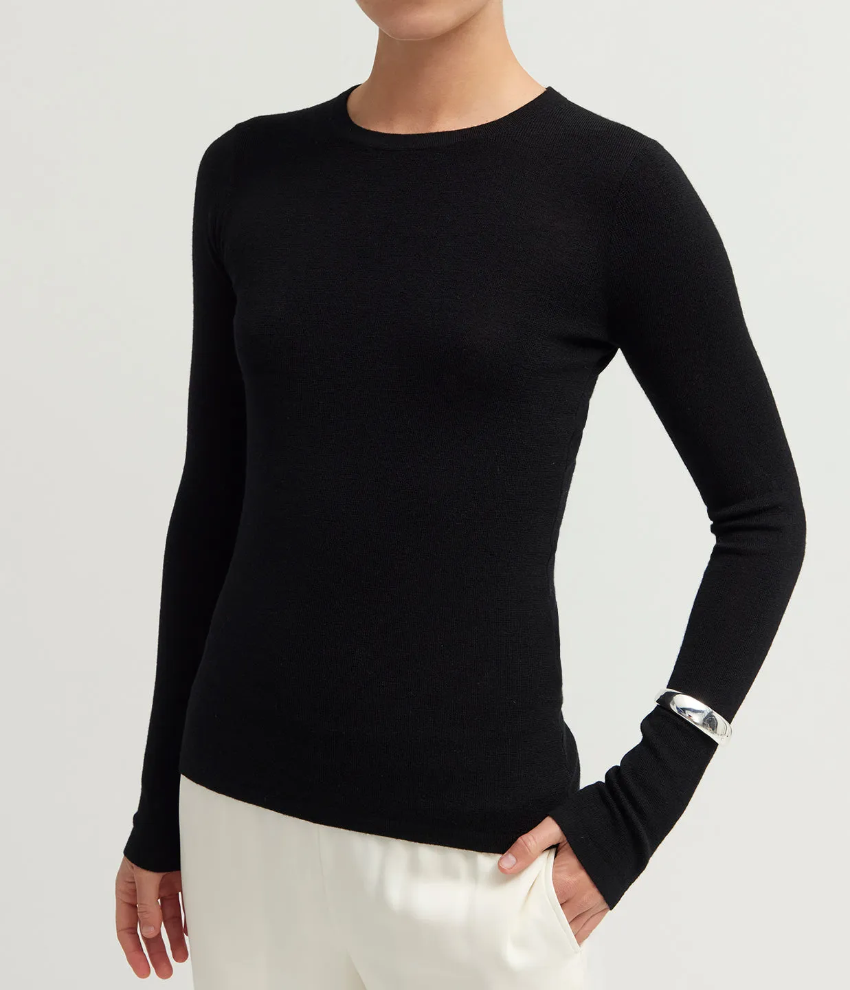 Charlie Knit Top in Black