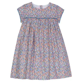 Charlotte Dress - Devon Floral Blue