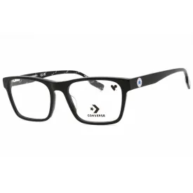 Converse Men's Eyeglasses - Black Plastic Rectangular Full Rim Frame | CV5000 001