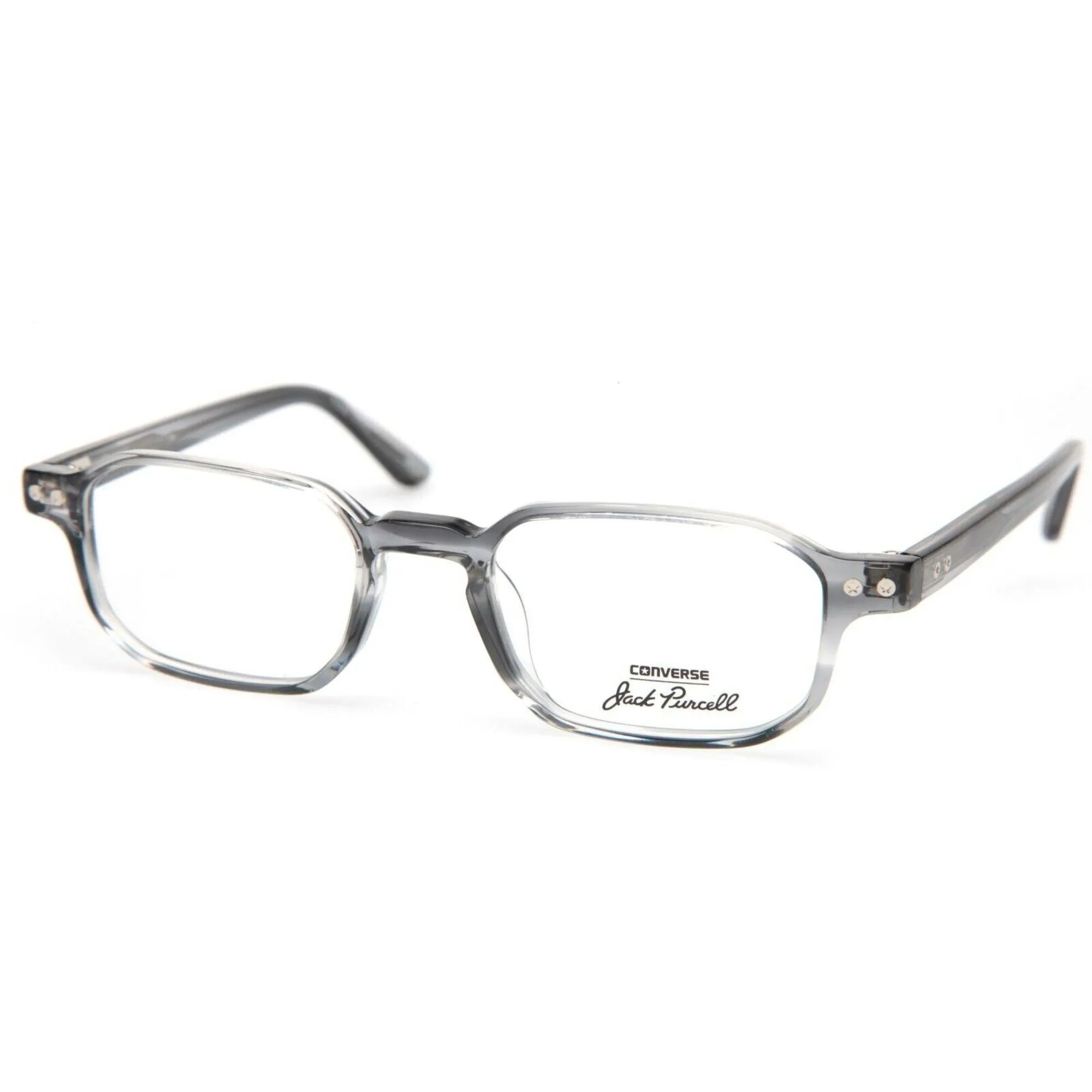 Converse Men's Eyeglasses - Smoke Plastic Rectangular Frame | CONVERSE P001 SMOKE