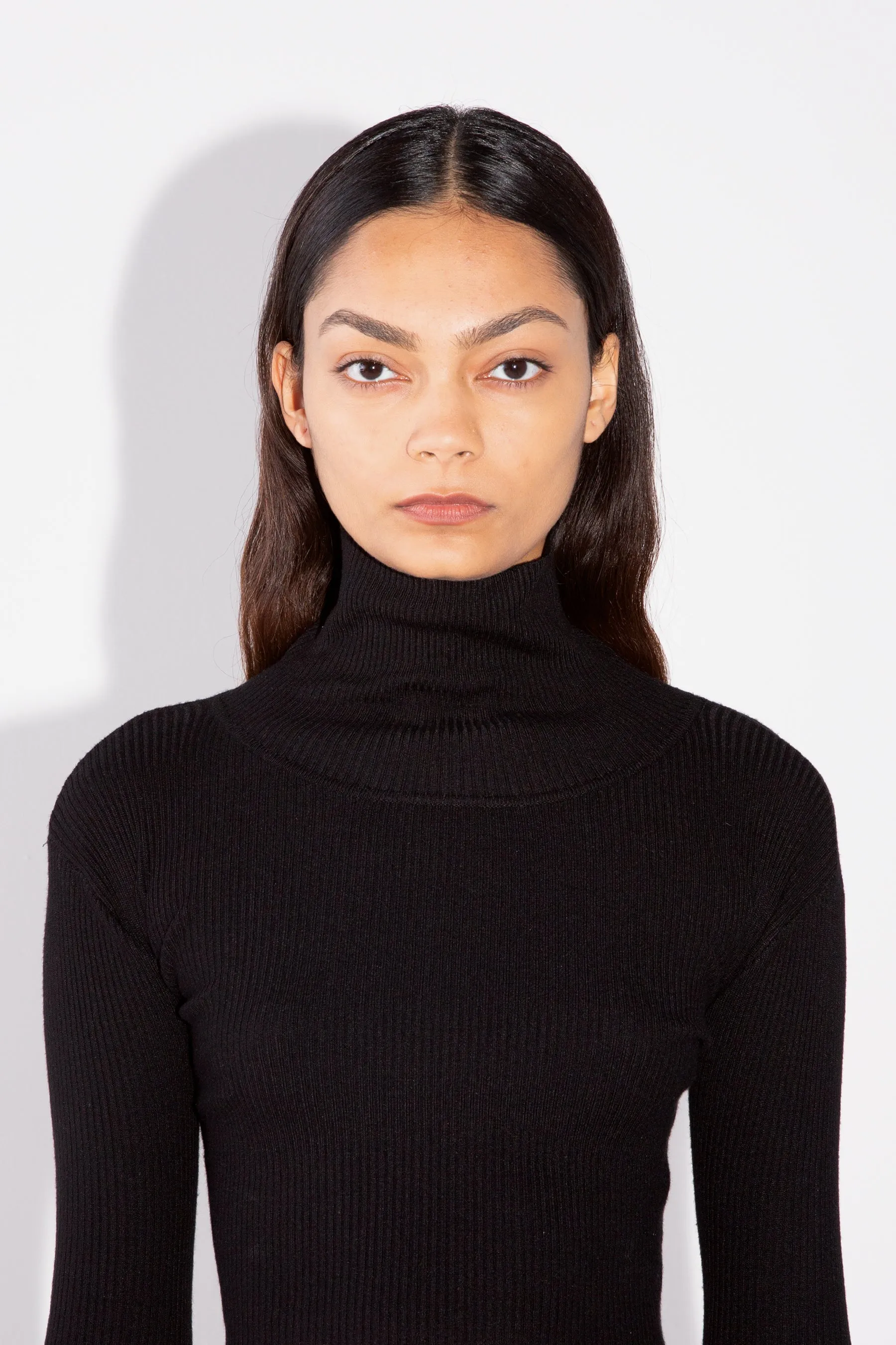 Cropped Turtleneck