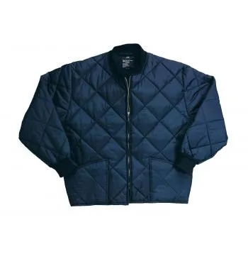 Diamond Nylon Quilted Flight Jacket