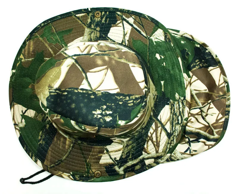 Digital Camo Bucket Hats with Flap Wholesale