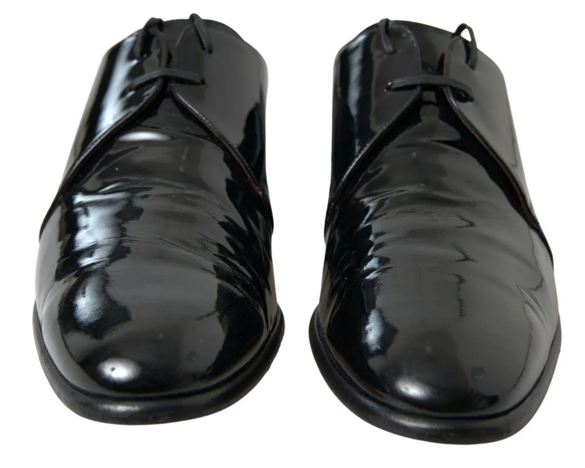 Dolce & Gabbana Black Patent Leather Formal Shoes