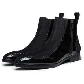 Driver Zipper Boots - Black