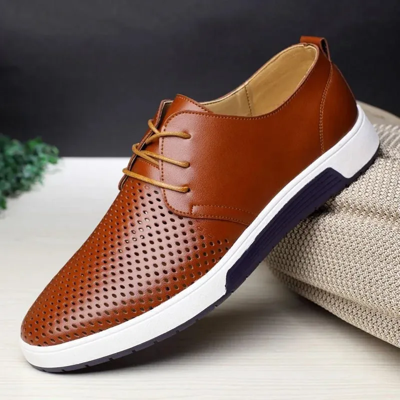 Elegant Men's Breathable Oxford Dress Shoes - Ideal for Office and Formal Events