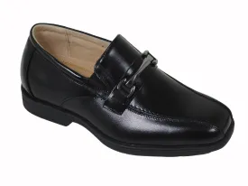 Florsheim 16480 Black Boy's Dress Shoes - Bit Loafer - Bicycle Toe- Leather