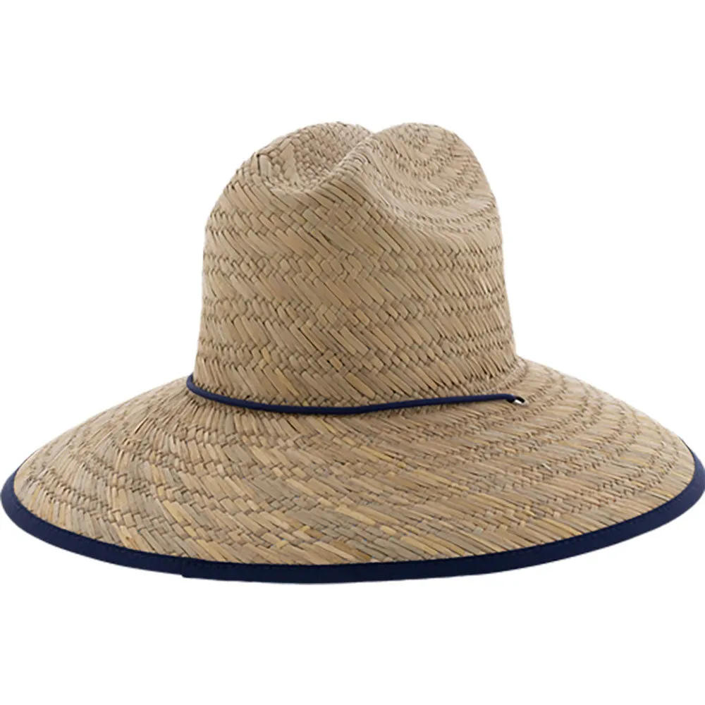 FXR  Shoreside Straw Hat Adjustable Chin Strap Full Printed Brim - Adult