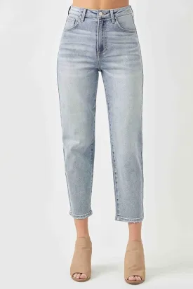 High Rise Mom Fit Jeans