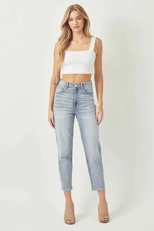 High Rise Mom Fit Jeans