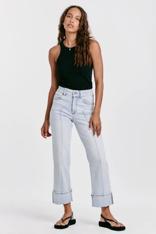 Holly Positano Cuffed Jeans