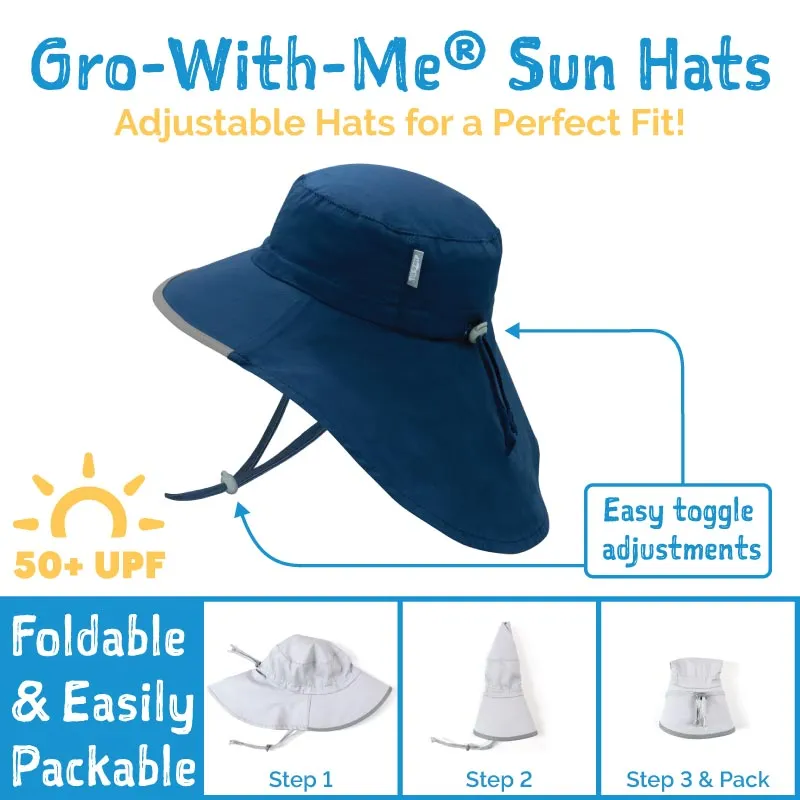 Jan & Jul Gro-With-Me Cotton Adventure Hat - Prairie Flowers