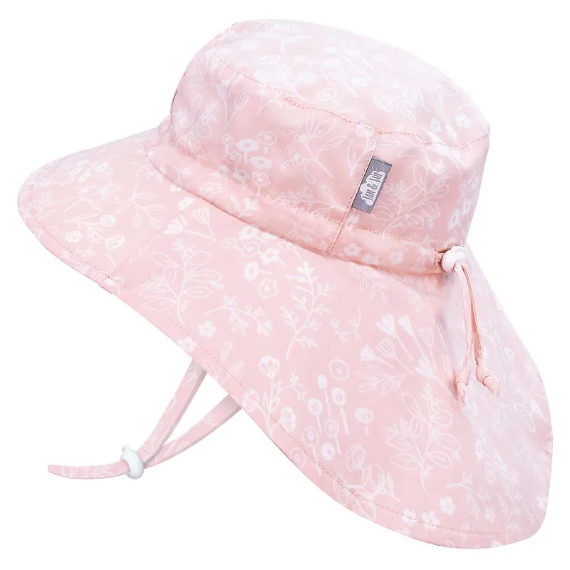 Jan & Jul Gro-With-Me Cotton Adventure Hat - Prairie Flowers