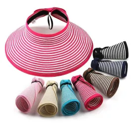 Ladies Foldable Straw Hats Wholesale