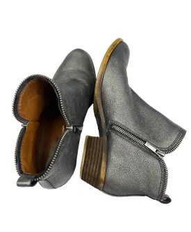 Lucky Brand Booties Sparkly Gray