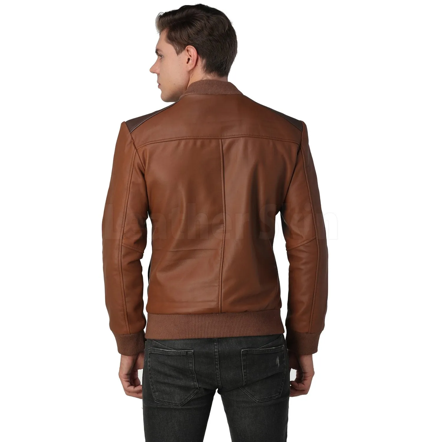 Men’s Brown Leather Jacket