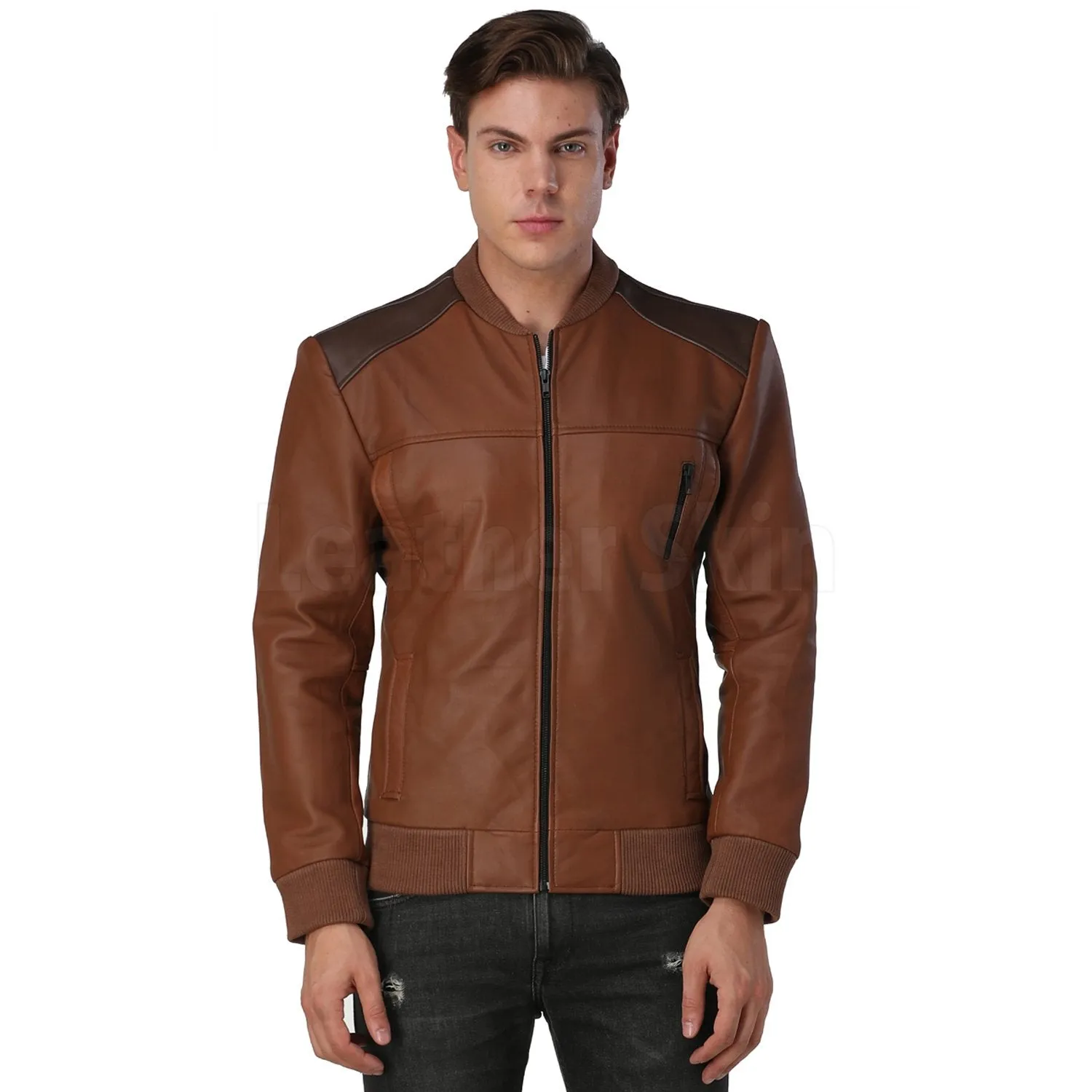 Men’s Brown Leather Jacket