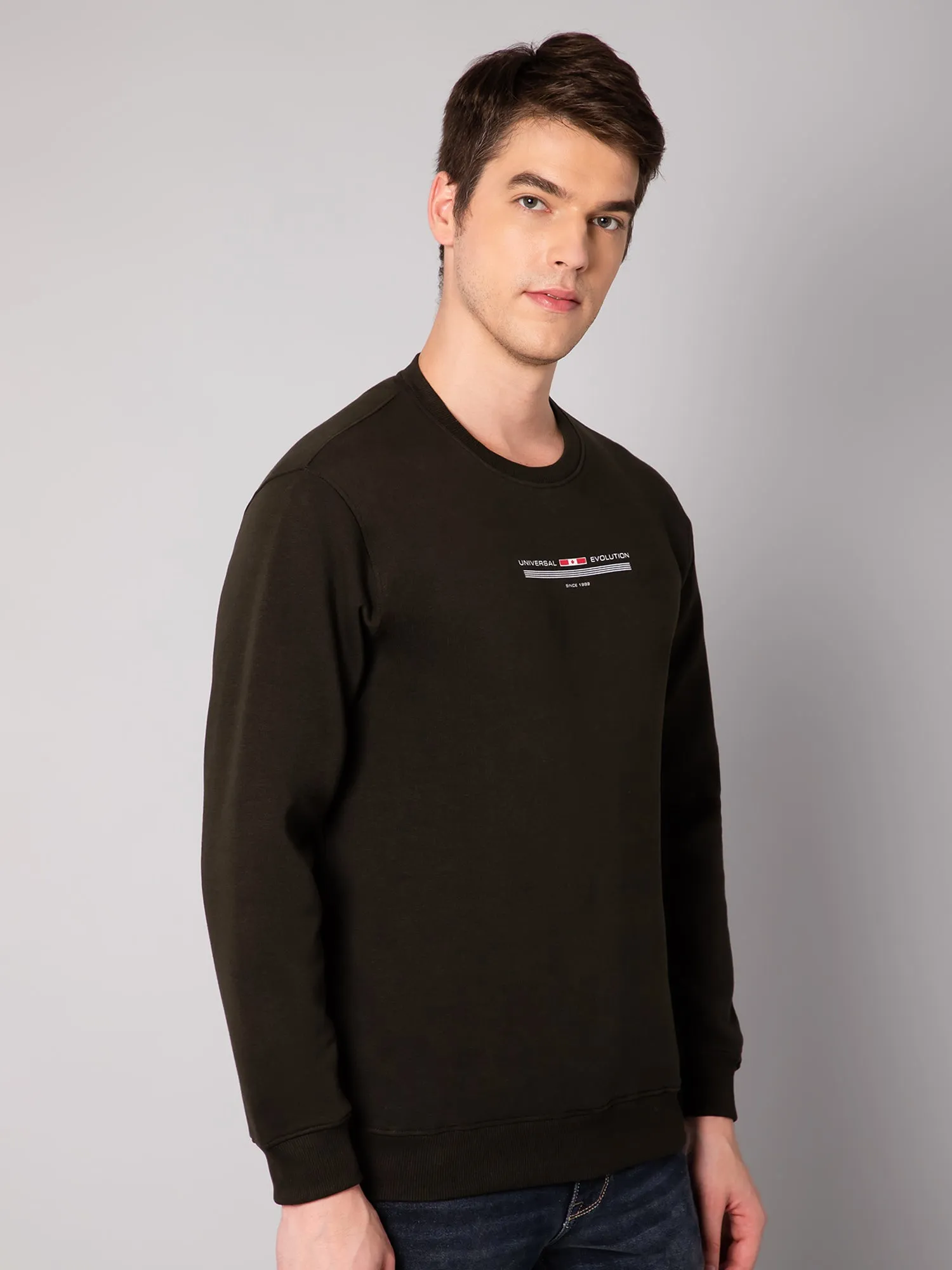 Mens Olive Sweatshirt