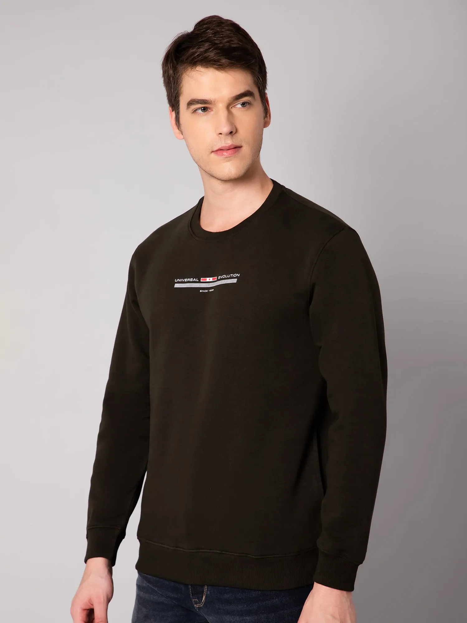 Mens Olive Sweatshirt