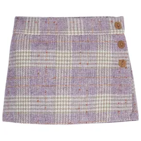 Mini Skort - Lilac Tweed