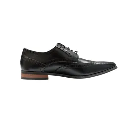 Mio Marino Men's Dress Black Shoes Pointed