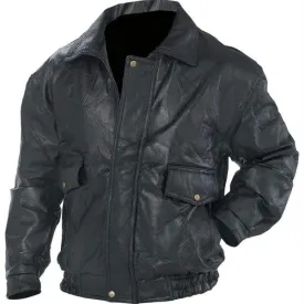 Napoline Roman Rock Design Genuine Leather Jacket- S