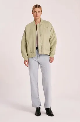 Nude Lucy Alcott Bomber in Bayleaf