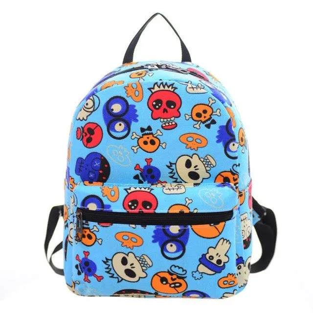 PICK YOUR PATTERN: Mini Canvas Backpack Super Funky and Fun Designs