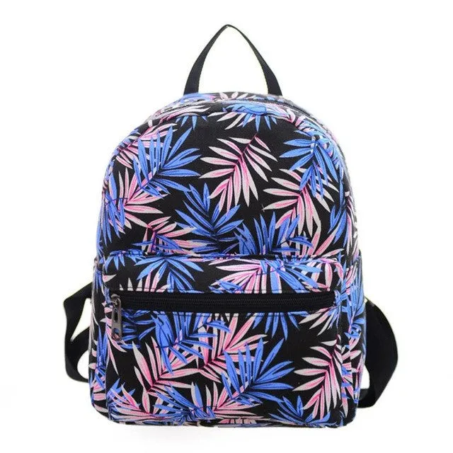 PICK YOUR PATTERN: Mini Canvas Backpack Super Funky and Fun Designs