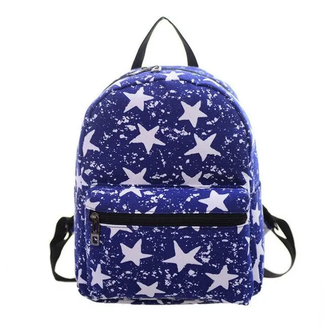 PICK YOUR PATTERN: Mini Canvas Backpack Super Funky and Fun Designs